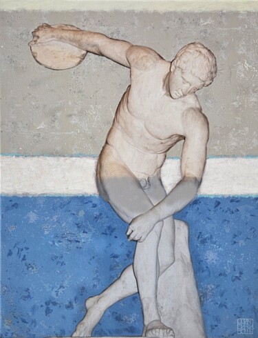 绘画 标题为“The discus thrower” 由Juan Maria Bollé, 原创艺术品, 丙烯