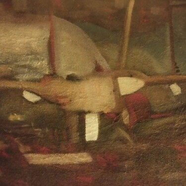 Ζωγραφική με τίτλο "My dreams will pull…" από Alp Alphan, Αυθεντικά έργα τέχνης, Ακρυλικό Τοποθετήθηκε στο Ξύλινο φορείο σκε…