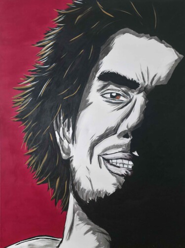 Картина под названием "Ichiban Yakuza Like…" - Arkas, Подлинное произведение искусства, Акрил Установлен на Деревянная рама…