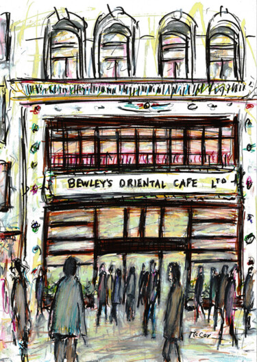 图画 标题为“Bewley's Cafe, Dubl…” 由Kirstin Mccoy, 原创艺术品, 丙烯
