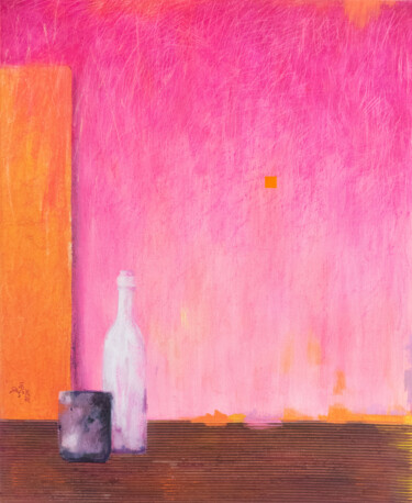 绘画 标题为“"Soif d'absolu"” 由Liliane Bordes, 原创艺术品, 丙烯 安装在木质担架架上