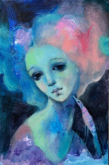 绘画 标题为“Secrets of the Soul…” 由Isolde Pavlovskaya, 原创艺术品, 油 安装在纸板上