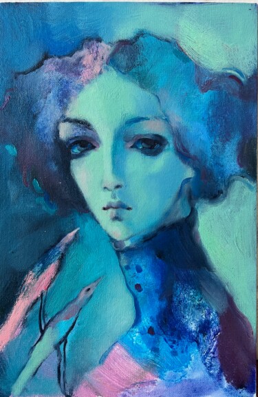 绘画 标题为“Secrets of the Soul…” 由Isolde Pavlovskaya, 原创艺术品, 油 安装在纸板上