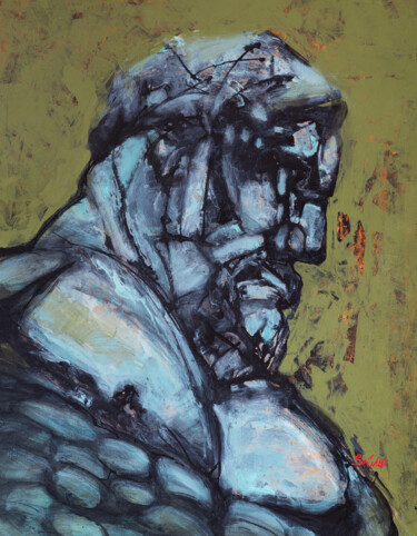 绘画 标题为“Goliath” 由Ashot Sardaryan, 原创艺术品, 丙烯