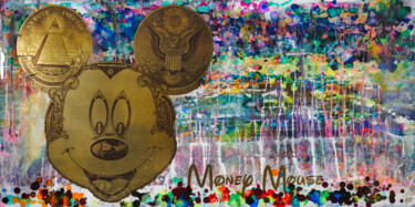 绘画 标题为“Money Mouse” 由James Chiew, 原创艺术品, 颜料 安装在铝上