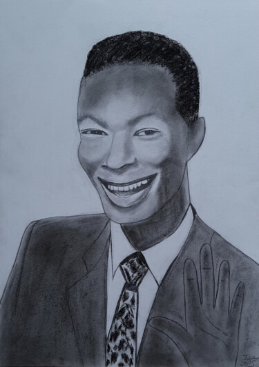 Nat King Cole 图画 标题为“Nat King Cole” 由Isa-Isarielle, 原创艺术品, 铅笔