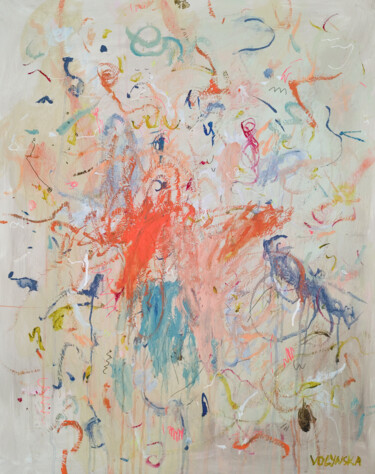 绘画 标题为“Playing abstract or…” 由Natalya Volynska, 原创艺术品, 丙烯