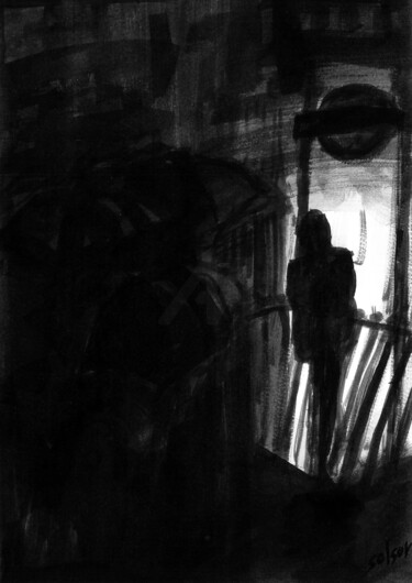 Pintura titulada "Underground" por Salsor, Obra de arte original, Acuarela