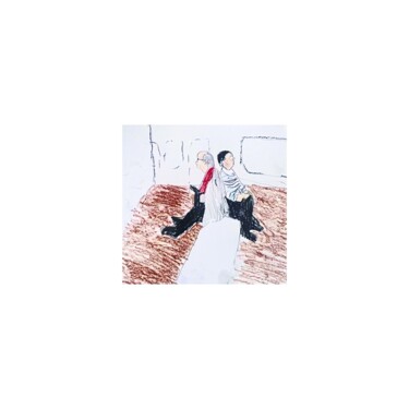 绘画 标题为“Museum paintings” 由Irfan Ajvazi, 原创艺术品, 铅笔