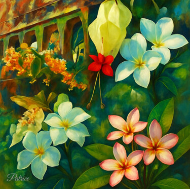 Printmaking titled "Garden Symphony [I]" by Patrick John Bennett (Patrice), Original Artwork, Digital Photography