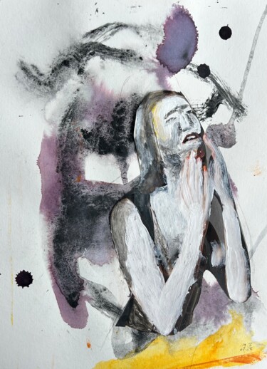 Quand tout s’effondre 绘画 标题为“Quand tout s’effond…” 由Michel Teulé, 原创艺术品, 丙烯