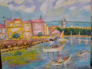 "Sanary" başlıklı Tablo Calinetmimosa tarafından, Orijinal sanat, Akrilik