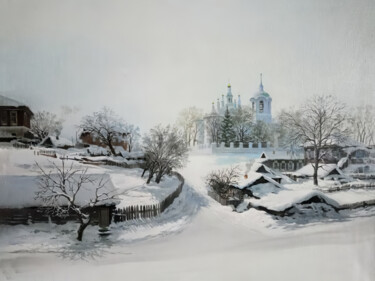 绘画 标题为“Winter” 由Nurgaliy Abdigaliyev, 原创艺术品, 油