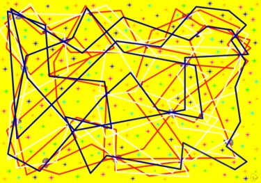 数字艺术 标题为“Déchets cachés - 4” 由Pascal Rissac, 原创艺术品, 数字油画