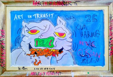 绘画 标题为“Art in transit” 由Hector O'Kanin, 原创艺术品, 丙烯