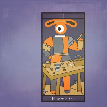 数字艺术 标题为“el magojo” 由Ojolo - Abel García, 原创艺术品, 2D数字工作