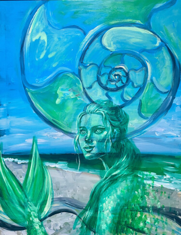 绘画 标题为“Oceanic Visions” 由Aleksandra Cherepanova, 原创艺术品, 丙烯