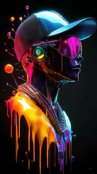 数字艺术 标题为“SynthShadow” 由Aurélia Turgis, 原创艺术品, AI生成的图像