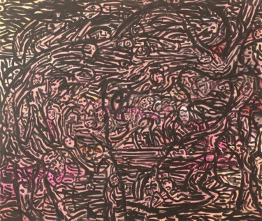 La massaggiatrice (Dentro la Montagna) 绘画 标题为“La massaggiatrice (…” 由Claudio Mario Andrea, 原创艺术品, 丙烯