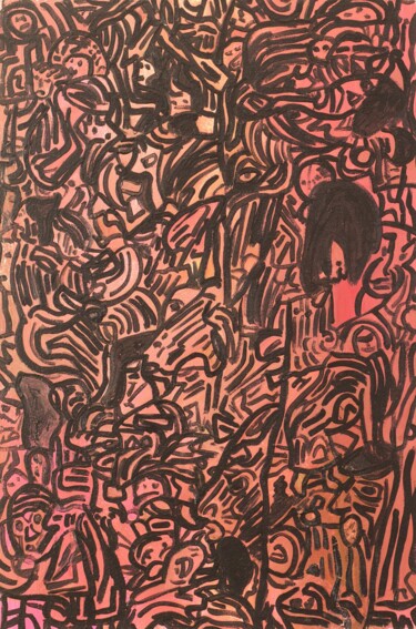 绘画 标题为“L’Essere (Dentro la…” 由Claudio Mario Andrea, 原创艺术品, 丙烯