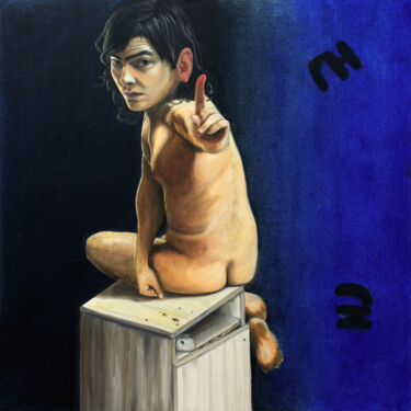 绘画 标题为“Finger” 由Tamara Pashutkin, 原创艺术品, 油