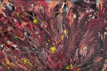 Painting titled "Alrighty Aphrodite…" by Mediya Al Matroshy, Original Artwork, Acrylic Mounted on Cardboard