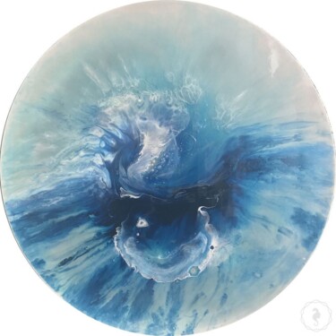 "Heart of the Ocean.…" başlıklı Tablo Marie Antuanelle tarafından, Orijinal sanat, Akrilik Ahşap panel üzerine monte edilmiş