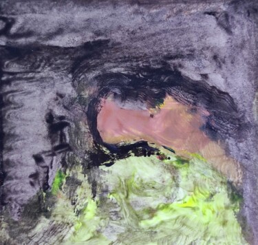 绘画 标题为“RnZ - Neon Yellow :…” 由Milto Sideris, 原创艺术品, 丙烯