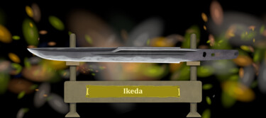 Grafika cyfrowa / sztuka generowana cyfrowo zatytułowany „Ikeda Rai Kunimitsu…” autorstwa Marun Bönninghaus, Oryginalna prac…