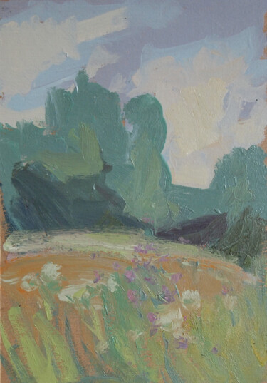 Pintura titulada "Grasses" por Natalya Egorova, Obra de arte original, Oleo