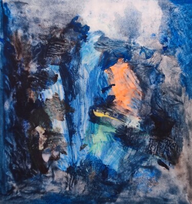 "RnZ - Bipolar Blue…" başlıklı Tablo Milto Sideris tarafından, Orijinal sanat, Akrilik