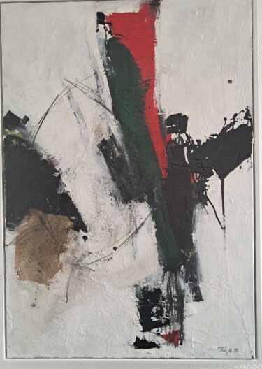 "STEILVORLAGE" başlıklı Tablo Traude Schrade tarafından, Orijinal sanat, Akrilik Ahşap Sedye çerçevesi üzerine monte edilmiş