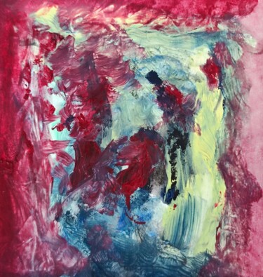 Painting titled "MnI - Sorry, not us…" by Milto Sideris, Original Artwork, Acrylic