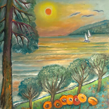 Cote de Asur am Abend.