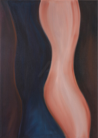 Ζωγραφική με τίτλο "Aspirations (2)-abs…" από Godwin Muscat Azzopardi (Godwin), Αυθεντικά έργα τέχνης, Λάδι Τοποθετήθηκε στο…