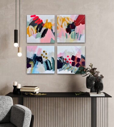 "“Veil”" başlıklı Tablo Tanya Lytko tarafından, Orijinal sanat, Akrilik Ahşap Sedye çerçevesi üzerine monte edilmiş