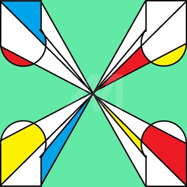 "Farbkreis Nr. 3 - D…" başlıklı Dijital Sanat Tarvo Merkällinen tarafından, Orijinal sanat, 2D Dijital Çalışma