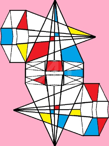 Digitale Kunst mit dem Titel "Rockets - Digital" von Tarvo Merkällinen, Original-Kunstwerk, 2D digitale Arbeit