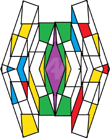 "Säulen 2 - Digital" başlıklı Dijital Sanat Tarvo Merkällinen tarafından, Orijinal sanat, 2D Dijital Çalışma