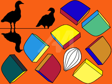 Digitale Kunst mit dem Titel "WTF - Digital" von Tarvo Merkällinen, Original-Kunstwerk, 2D digitale Arbeit