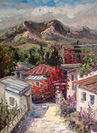 "Улица Подвойского.…" başlıklı Tablo Dmitry Lazarev tarafından, Orijinal sanat, Petrol Karton üzerine monte edilmiş