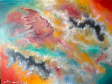 "Et Dieu créa la fem…" başlıklı Tablo Romeo Dobrota tarafından, Orijinal sanat, Petrol Ahşap Sedye çerçevesi üzerine monte e…