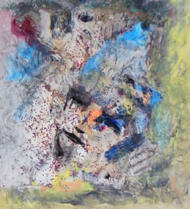 Pintura intitulada "Little Glittery Cha…" por Milto Sideris, Obras de arte originais, Acrílico