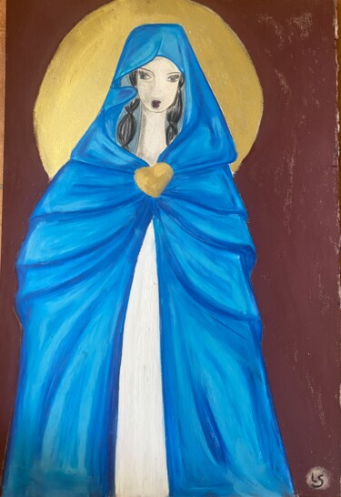 "La porteuse du myst…" başlıklı Resim Laurence Svircevic tarafından, Orijinal sanat, Kalem