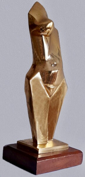 "Corps poli" başlıklı Heykel Raymond Devanthéry tarafından, Orijinal sanat, Bronz