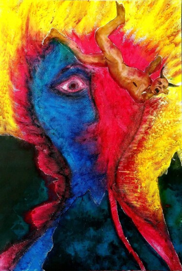 Pintura titulada "traVolti #10 "Maudi…" por Sergio Imperio, Obra de arte original, Acrílico