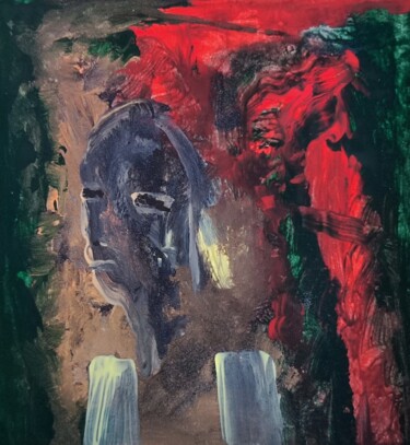 Malerei mit dem Titel "Ania" von Milto Sideris, Original-Kunstwerk, Acryl