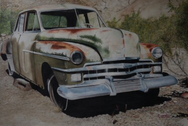 "Vieille voiture" başlıklı Resim Patrick Casado tarafından, Orijinal sanat, Kalem