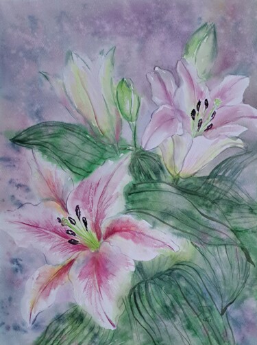 "Breath of Summer" başlıklı Tablo Yana Bila tarafından, Orijinal sanat, Suluboya