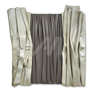 Peinture intitulée "Hard and Soft Folds…" par Svetlana Saratova, Œuvre d'art originale, Ciment